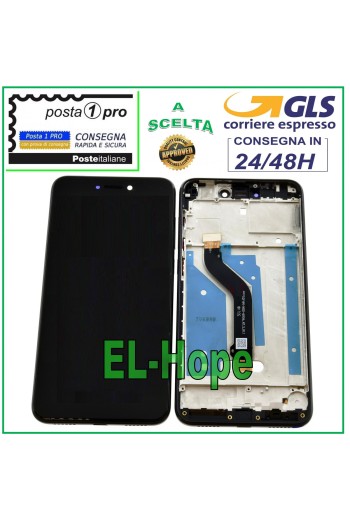 LCD TOUCH SCREEN FRAME DISPLAY FOR HUAWEI P8 LITE 2017 PRA-LA1 LX1 LX3 BLACK