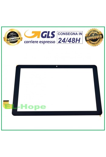 TOUCH SCREEN GLASS MEDIACOM SMARTPAD 10 ECLIPSE M-SP1AEC M-SP1BEC BLACK