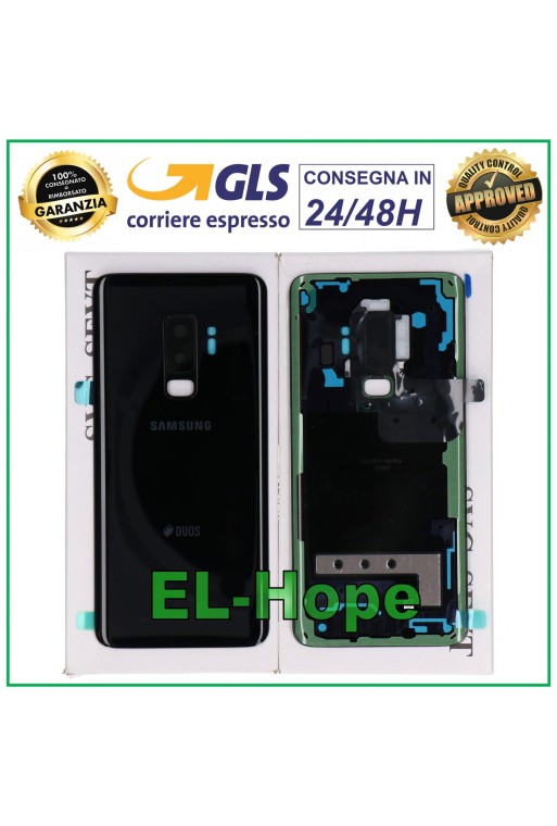 ORIGINAL SAMSUNG GALAXY S9 PLUS SM-G965 FN BATTERY COVER BLACK