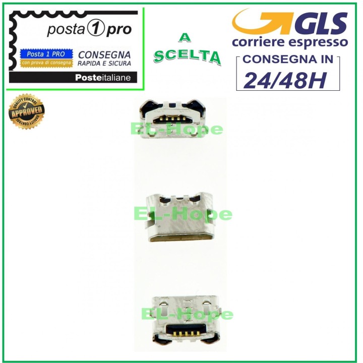 CHARGING CONNECTOR HUAWEI P8 LITE ALE-L21 P8 Y6 SCL-L01 Y5 II CUN MICRO USB