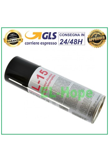 ISOPROPYL ALCOHOL SPRAY CLEANER CLEANING CONTACTS 200 ml L-15 DUE CI
