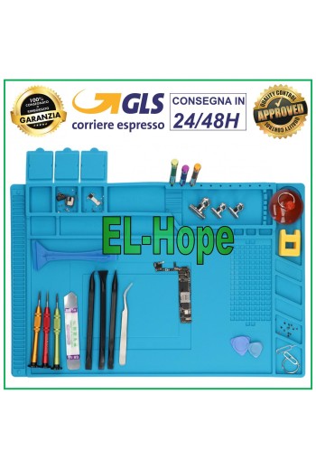 ANTISTATIC LABORATORY SILICONE MAT WITH SCREW HOLDER CONTAINERS 