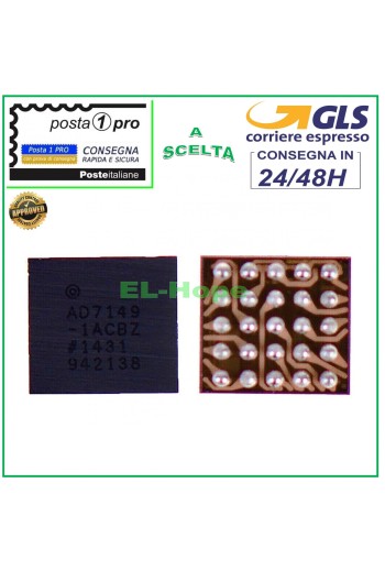IC CHIP BGA U10 AD7149 FINGERPRINT ID HOME BUTTON FOR APPLE IPHONE 7 7 PLUS