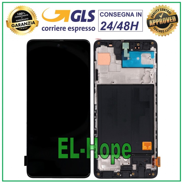 TFT LCD DISPLAY + FRAME FOR SAMSUNG GALAXY A51 SM A515 A515F TOUCH SCREEN GLASS