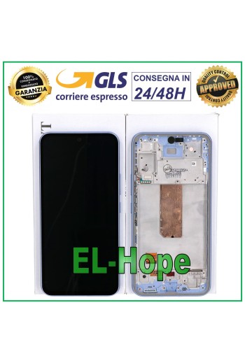 100% ORIGINAL TOUCH LCD DISPLAY SAMSUNG GALAXY A54 5G 2023 SM-A546 FRAME PURPLE
