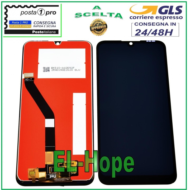 LCD DISPLAY FOR HUAWEI Y6 2019 MRD-LX1 LX2 TOUCH SCREEN GLASS SCREEN BLACK