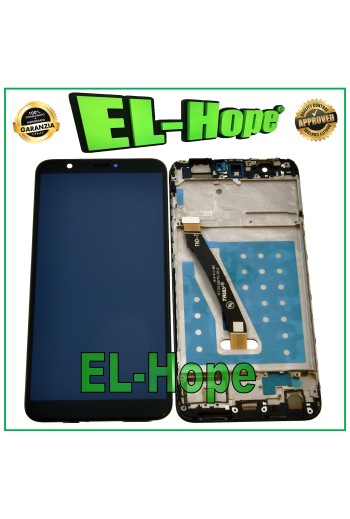 LCD DISPLAY FRAME FOR HUAWEI P SMART FIG-LX1 LX2 LX3 ENJOY 7S TOUCH SCREEN BLACK