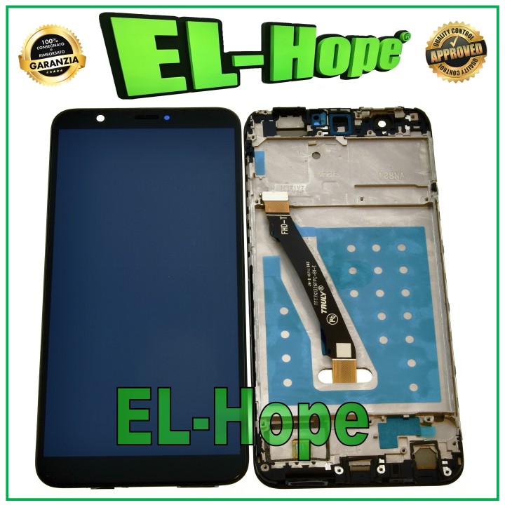 LCD DISPLAY FRAME FOR HUAWEI P SMART FIG-LX1 LX2 LX3 ENJOY 7S TOUCH SCREEN BLACK