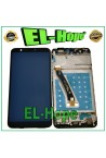 LCD DISPLAY FRAME FOR HUAWEI P SMART FIG-LX1 LX2 LX3 ENJOY 7S TOUCH SCREEN BLACK