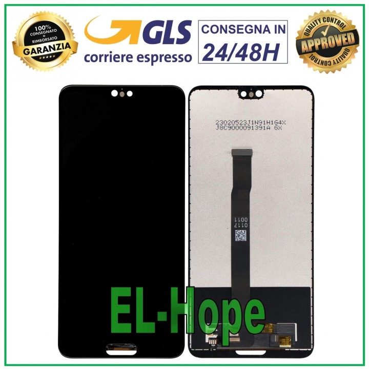 LCD DISPLAY FOR HUAWEI P20 EML L09 L09C L29 AL00 TOUCH SCREEN BLACK GLASS SCREEN