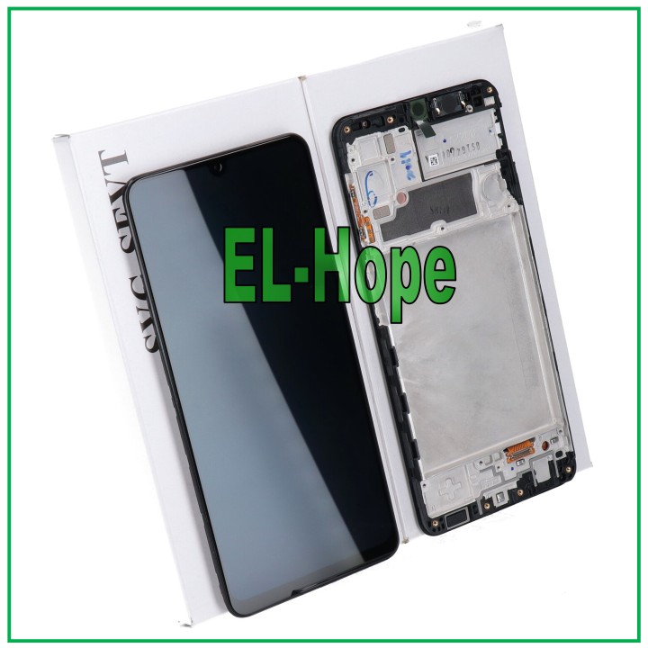 ORIGINAL FRAME DISPLAY SAMSUNG A22 4G SM-A225 TOUCH SCREEN BLACK GH82-26047A