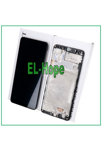 ORIGINAL FRAME LCD DISPLAY SAMSUNG GALAXY A22 4G SM-A225 F/FN TOUCH SCREEN BLACK
