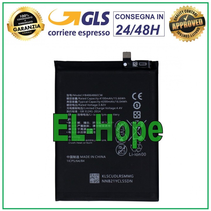 BATTERY HB486486ECW FOR HUAWEI MATE 20 PRO LYA-L09 LI-ON BATTERY PARI ORIGINAL