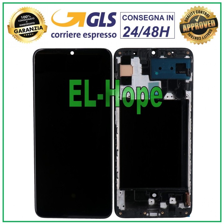 LCD DISPLAY + TFT FRAME FOR SAMSUNG GALAXY A70 SM-A705 F TOUCH SCREEN GLASS