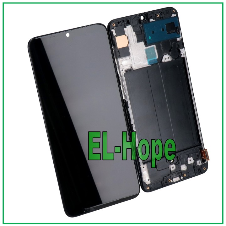LCD DISPLAY + TFT FRAME FOR SAMSUNG GALAXY A70 SM-A705 F TOUCH SCREEN GLASS