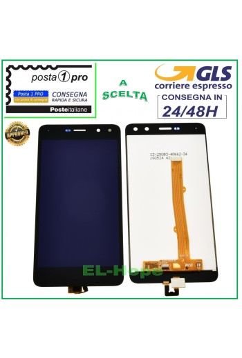LCD DISPLAY FOR HUAWEI NOVA YOUNG Y6 2017 MYA-L11 TOUCH SCREEN BLACK GLASS