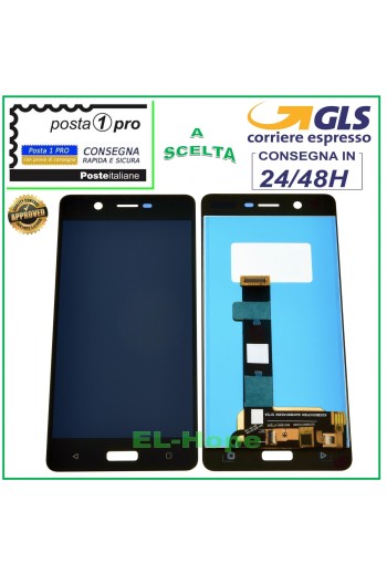 LCD DISPLAY FOR NOKIA 5 N5 TA-1024 1027 1053 1044 1054 TOUCH SCREEN BLACK GLASS