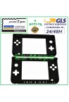 REPLACEMENT BOTTOM CASE COVER FOR NINTENDO 3DS XL HOUSING HINGE BLACK