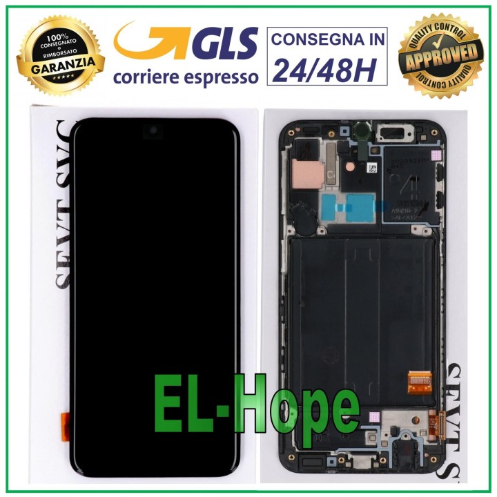 ORIGINAL RENEWED LCD FRAME DISPLAY SAMSUNG A40 SM A405 F TOUCH GH82-19674A