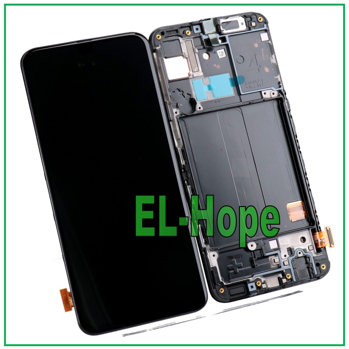 ORIGINAL RENEWED LCD FRAME DISPLAY SAMSUNG A40 SM A405 F TOUCH GH82-19674A