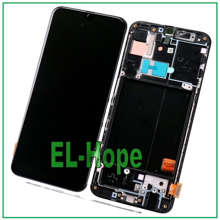 ORIGINAL RENEWED LCD FRAME DISPLAY SAMSUNG A40 SM A405 F TOUCH GH82-19674A