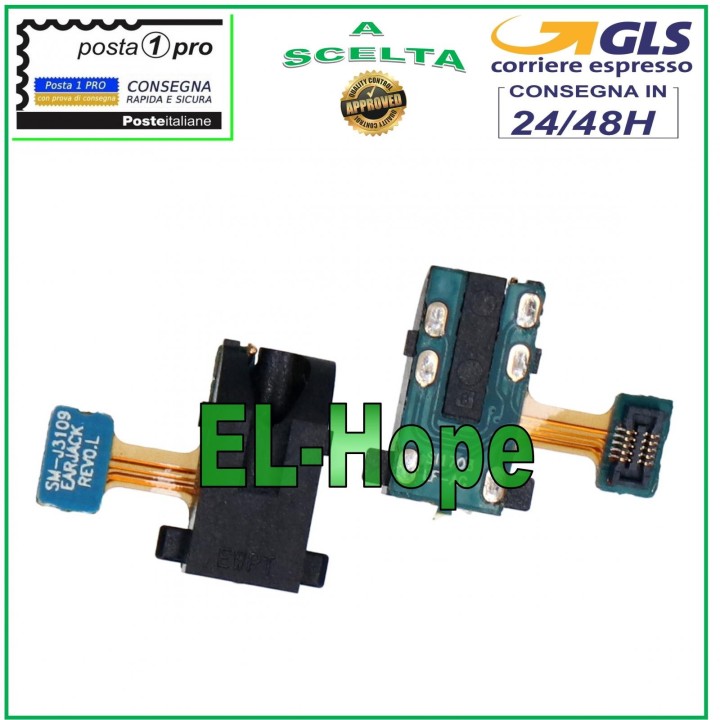 FLAT FLEX CABLE EARPHONE JACK AUDIO HEADPHONES FOR SAMSUNG J3 2016 SM-J320 J320 F