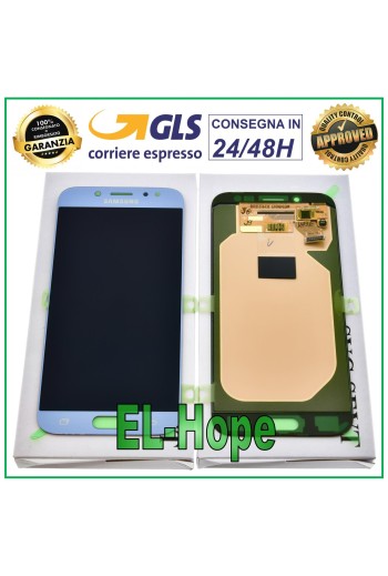 ORIGINAL LCD DISPLAY SAMSUNG GALAXY J7 2017 SM J730 F TOUCH SCREEN SILVER BLUE