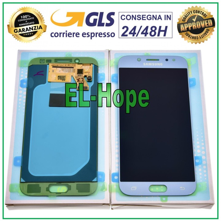 ORIGINAL DISPLAY SAMSUNG J5 2017 J530 SM-J530F TOUCH SCREEN SILVER GH97-20738B