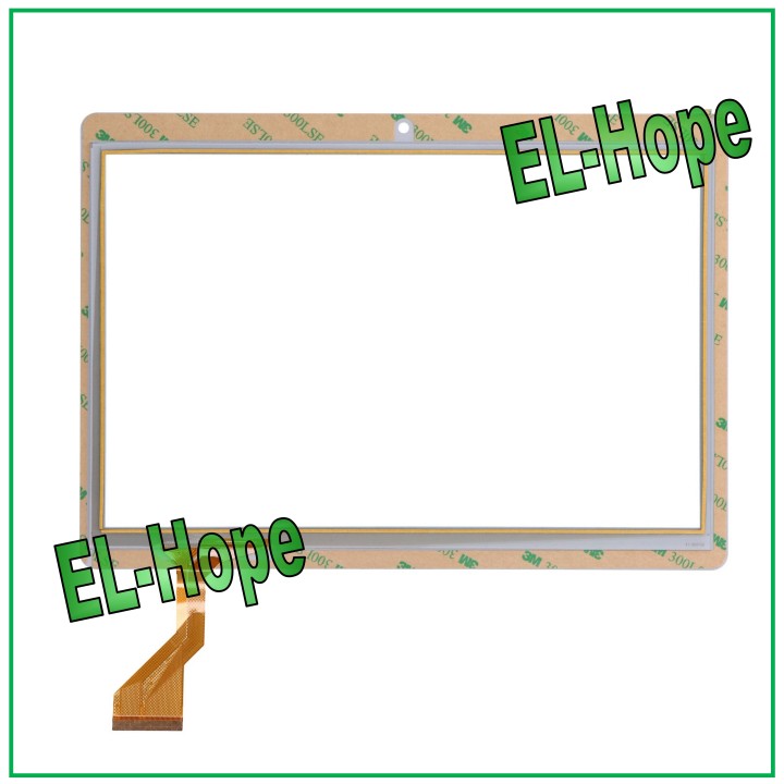 TOUCH SCREEN GLASS TABLET SANNUO K101 FLATE CODE HN 1045-FPC-V2 WHITE