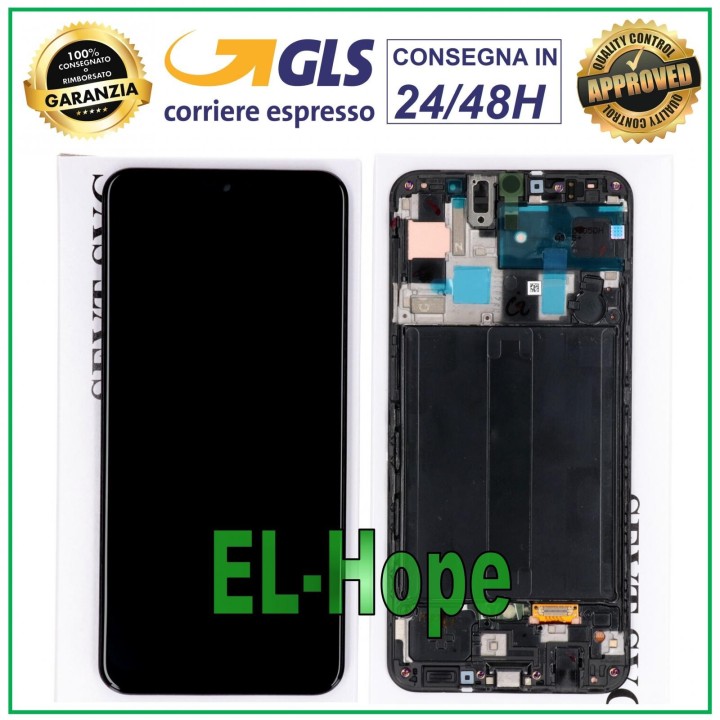 100% ORIGINAL DISPLAY LCD FRAME SAMSUNG A50 SM A505F TOUCH SCREEN GH82-19204A