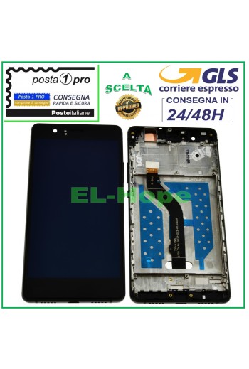 LCD DISPLAY + FRAME FOR HUAWEI P9 LITE VNS-L31 L23 L21 TOUCH SCREEN BLACK GLASS