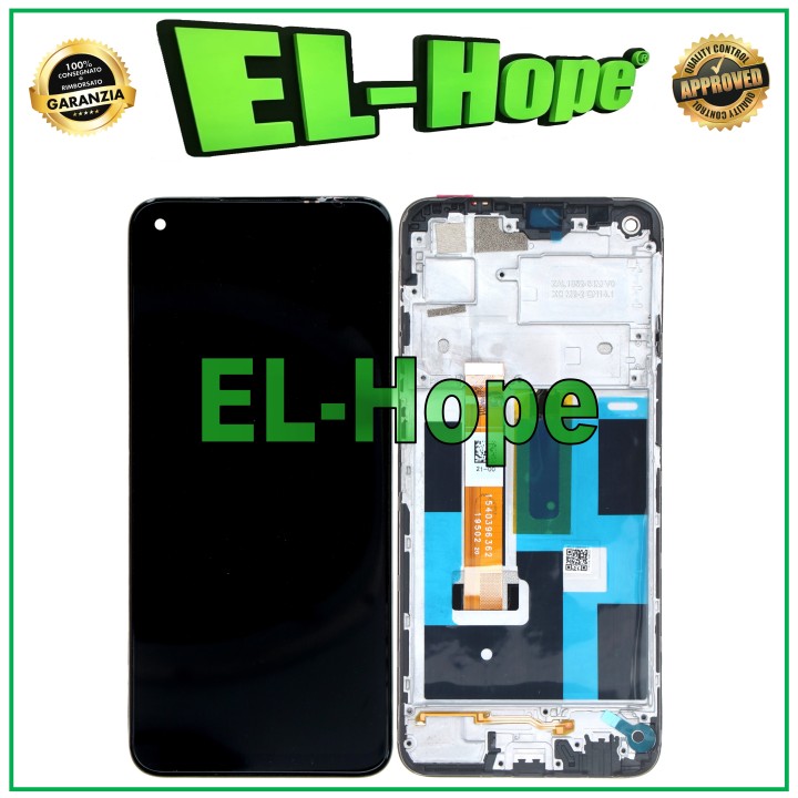 LCD DISPLAY + FRAME FOR OPPO REALME 7 4G RMX2155 TOUCH SCREEN BLACK GLASS SCREEN
