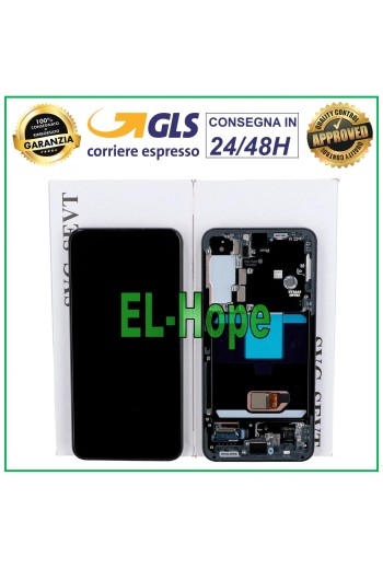LCD DISPLAY + ORIGINAL FRAME SAMSUNG GALAXY S22 2022 SM-S901 TOUCH SCREEN GRAY