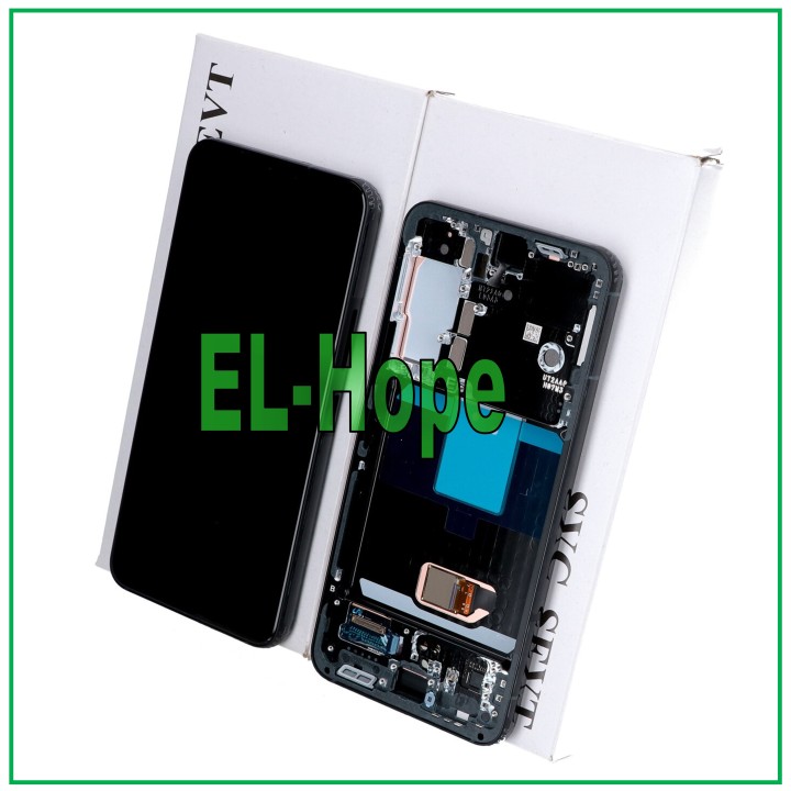 ORIGINAL LCD TOUCH DISPLAY SAMSUNG GALAXY S22 SM-S901 FRAME GRAY GH82-27520E
