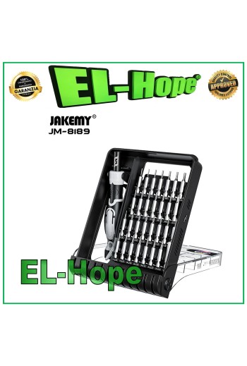 TOOL KIT JAKEMY JM-8189A SET 32 SCREWDRIVER BITS PROFESSIONAL TORX SCREWDRIVER