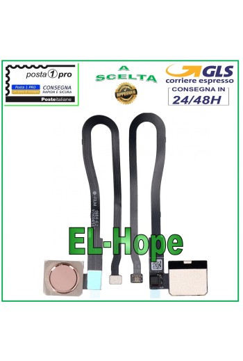 FLAT FINGERPRINT SENSOR KEY HUAWEI MATE 10 PRO BLA-L09 PINK