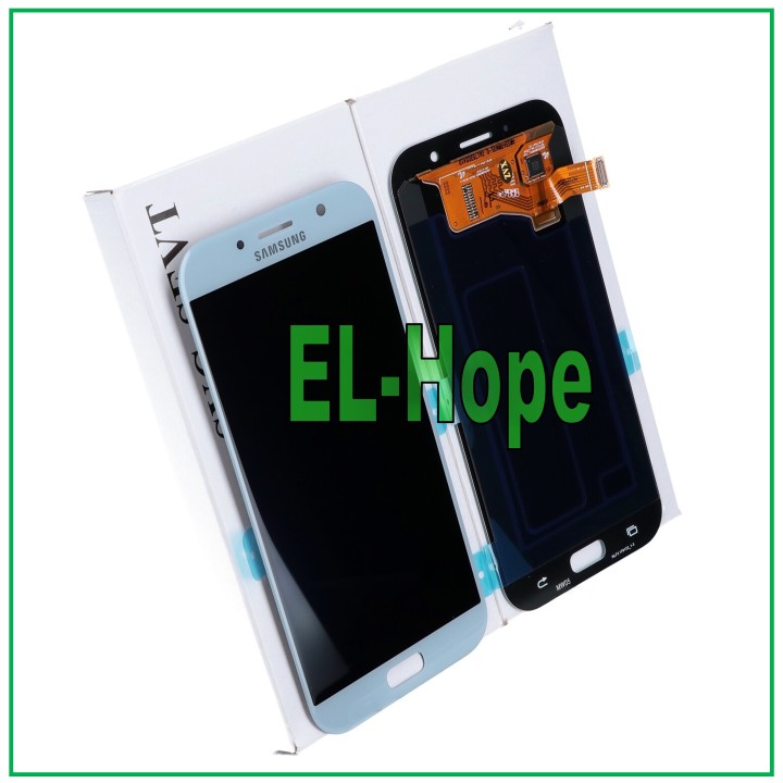 ORIGINAL DISPLAY SAMSUNG A7 2017 A720 SM-A720F DS TOUCH SCREEN BLUE GH97-19723C