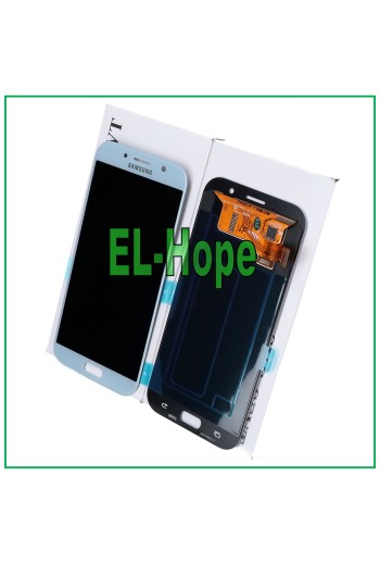 ORIGINAL LCD DISPLAY SAMSUNG GALAXY A7 2017 A720 SM-A720F DS TOUCH SCREEN BLUE
