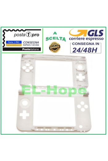 REPLACEMENT BOTTOM CASE COVER FOR NINTENDO 3DS XL HOUSING HINGE WHITE