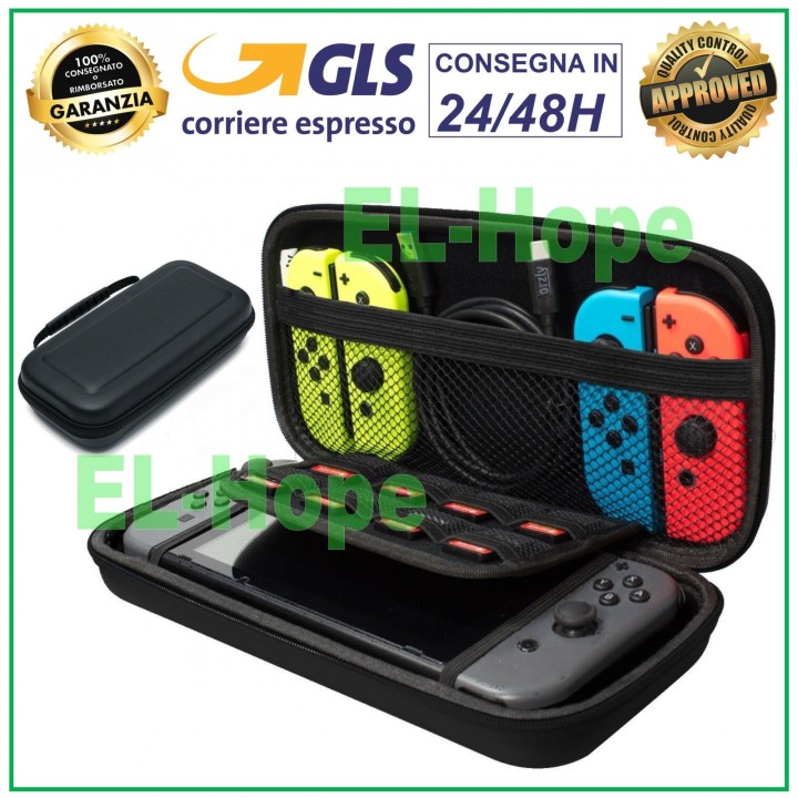 SHOCKPROOF HARD CASE COVER BAG FOR NINTENDO SWITCH GAMES AND ACCESSORIES