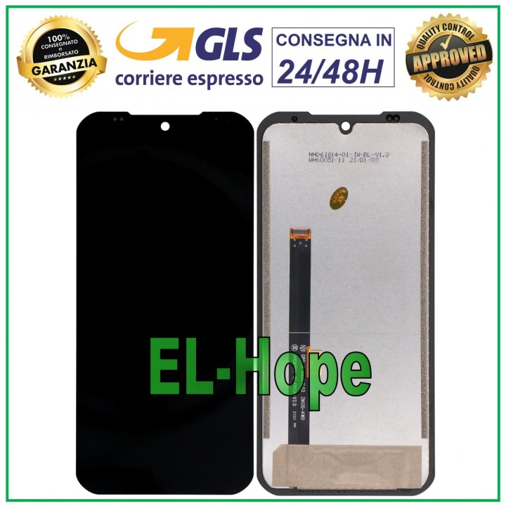 LCD DISPLAY FOR DOOGEE S86 / S86 PRO TOUCH SCREEN GLASS MONITOR ASSEMBLED BLACK