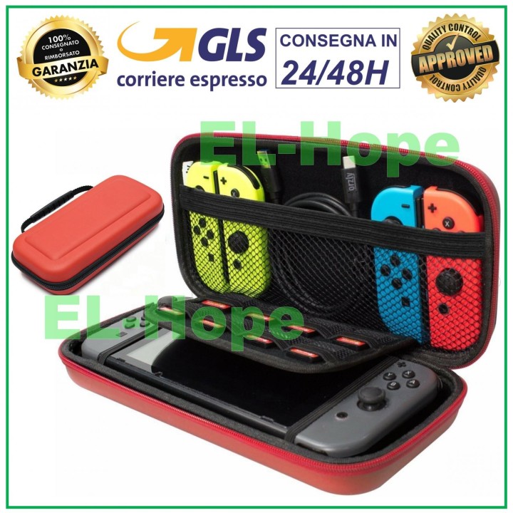 SHOCKPROOF HARD CASE COVER BAG FOR NINTENDO SWITCH GAMES AND ACCESSORIES