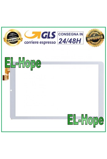 TOUCH SCREEN GLASS TABLET HAMLET ZELIG PAD 412W XZPAD412W 10.1 ORIGINAL WHITE