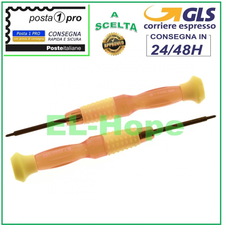 SCREWDRIVER PROFESSIONAL SCREWDRIVER IPHONE TABLET DISASSEMBLY CROSS TIP 1.5X40m