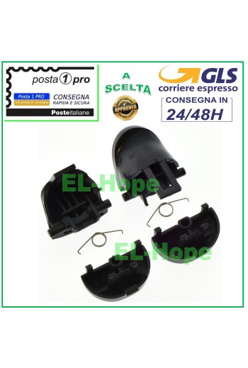 REPLACEMENT L1 L2 R1 R2 STICKER BUTTONS SET + SPRINGS FOR PS4 PRO CONTROLLER JDM-040