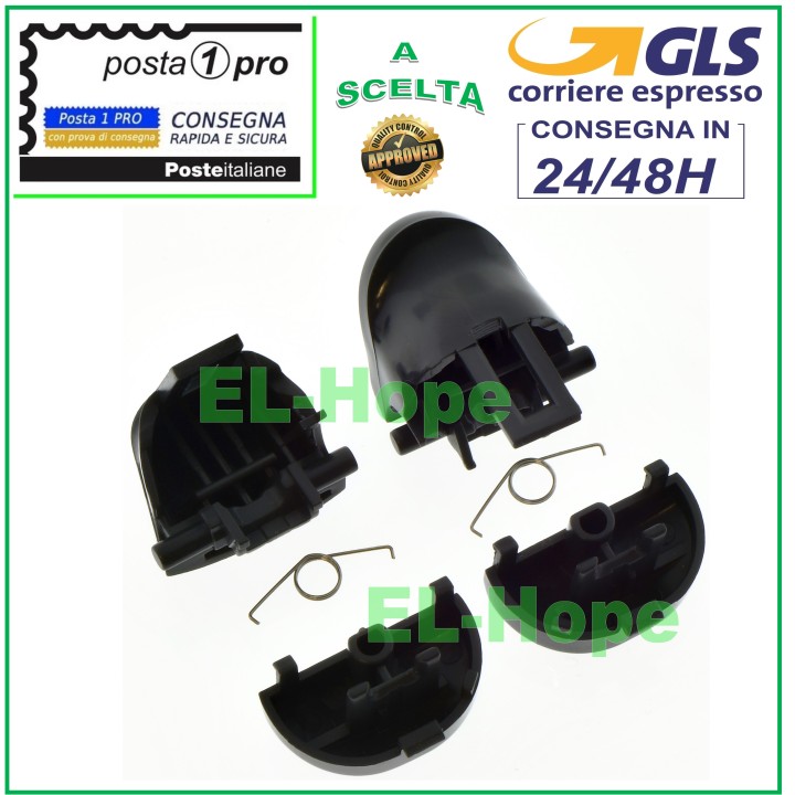 REPLACEMENT L1 L2 R1 R2 STICKER BUTTONS SET + SPRINGS FOR PS4 PRO CONTROLLER JDM-040