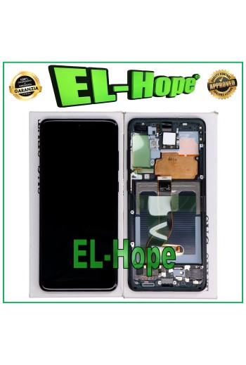 ORIGINAL FRAME LCD DISPLAY SAMSUNG GALAXY S20+ PLUS SM-G985 G986 5G TOUCH BLACK