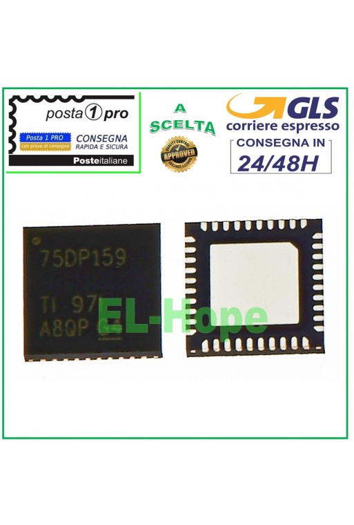 IC CONTROL CHIP HDMI SN75DP159 6GBPS FOR XBOX ONE S SLIM REPLACEMENT CLIP VQFN40