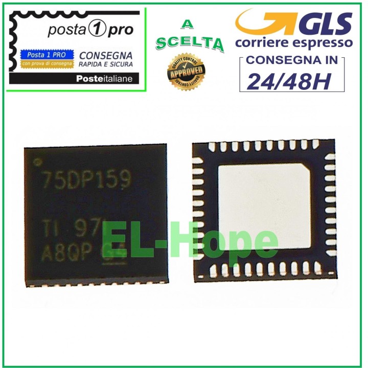 IC CONTROL CHIP HDMI SN75DP159 6GBPS FOR XBOX ONE S SLIM REPLACEMENT CLIP VQFN40