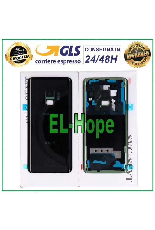 ORIGINAL SAMSUNG GALAXY S9 2018 SM-G960 FN BATTERY COVER BLACK